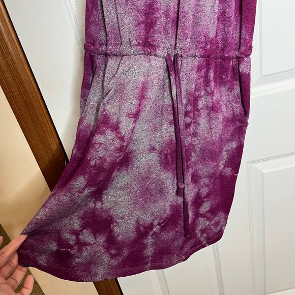 Sundry for Evereve The Weekender Tank Tie Dye Purple Sleeveless Dress Medium - Picture 4 of 10